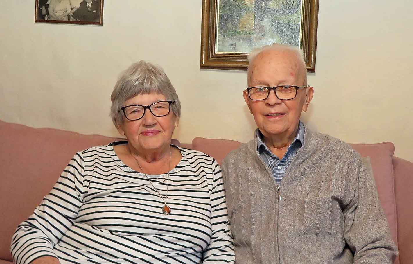 Die 70-jährige Ehe startete in einer Ein-Zimmer-Wohnung