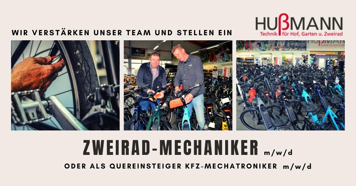 Hußmann Hof- Garten- und Zweiradtechnik sucht Verstärkung