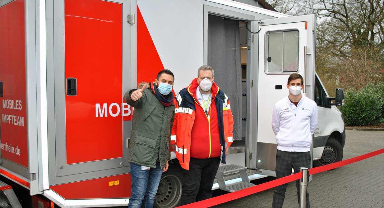 Mobiles Impf-Team erneut in Schermbeck