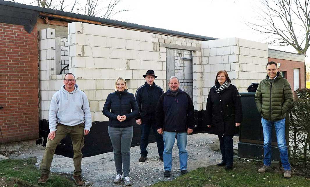 Das Land NRW förderte den Anbau des Schützenhauses Damm