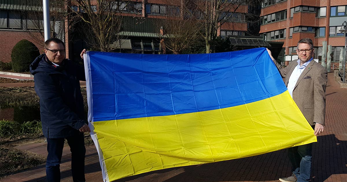 Ukrainekonflikt: Kreis Wesel gibt Informationen zu Hilfsmöglichkeiten