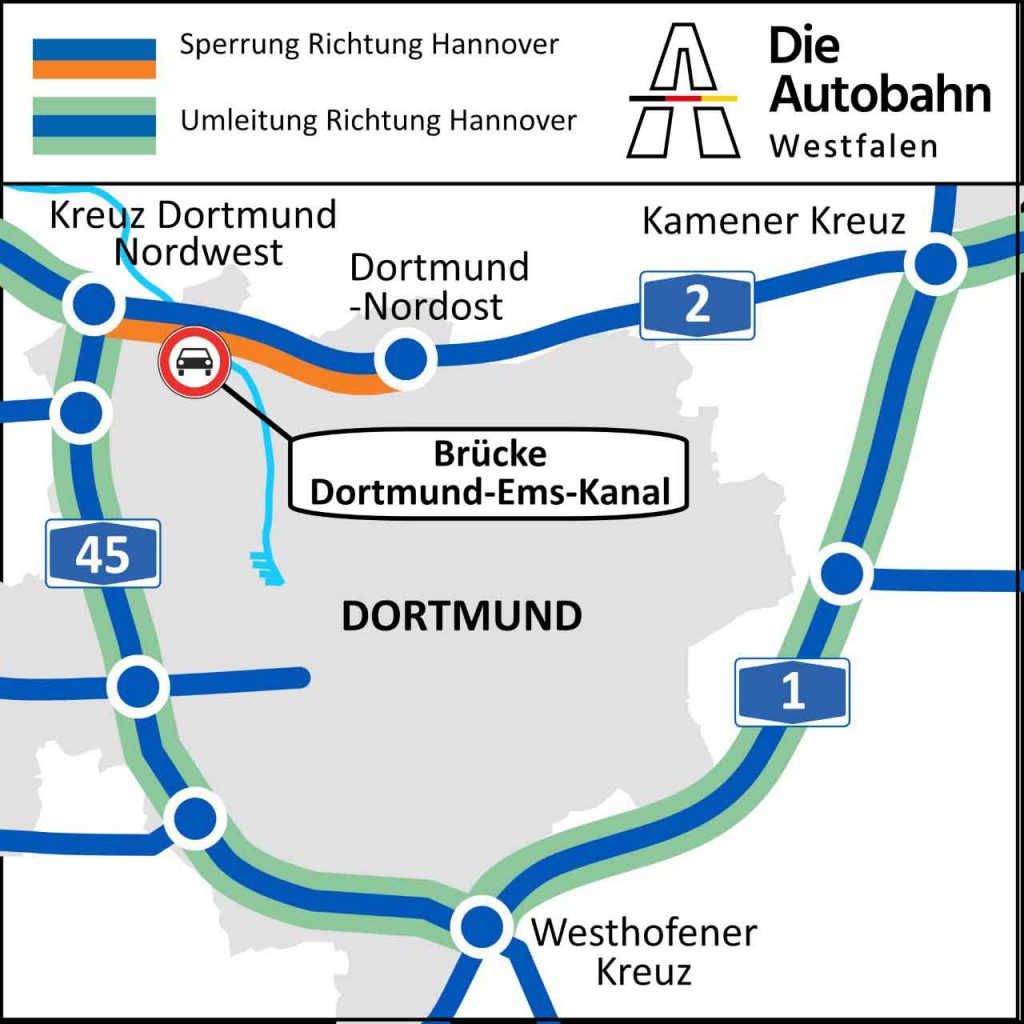 A2-Vollsperrung-FR-Hannover-Karte