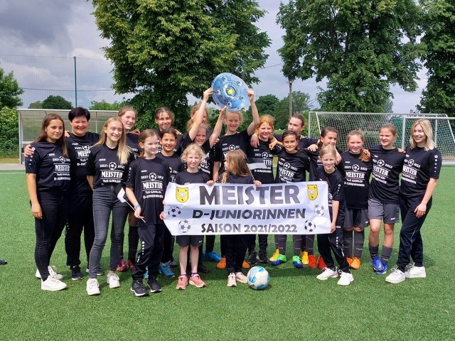 D-Juniorinnen des TuS Gahlen sind Fußball-Meister