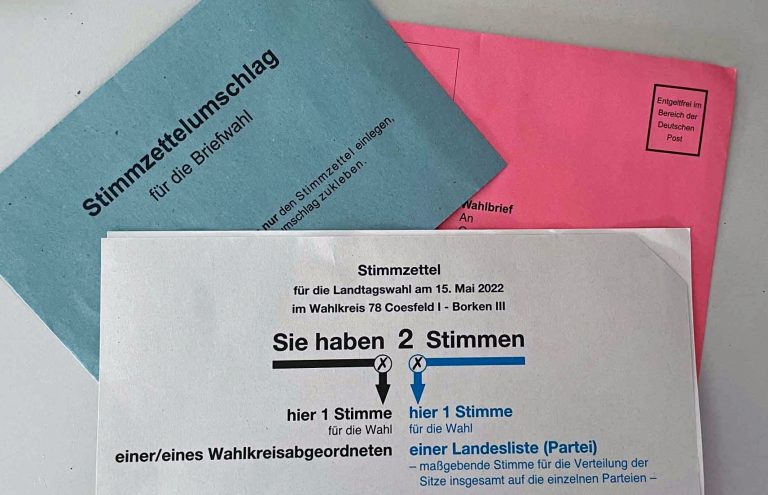 Landtagswahl: Briefwahl-Stimmen jetzt abschicken