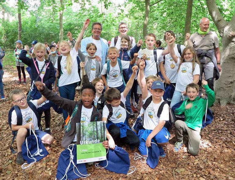 Die Otto-Pankok-Grundschule siegte bei den Waldjugendspielen