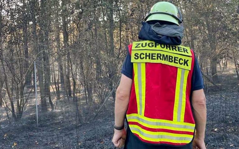 Rund 25.000 qm Fläche brannten – Einsatz Feuerwehr Schermbeck