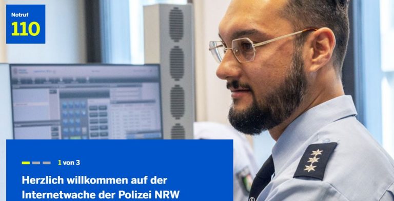 Virtuelle Dienststelle – Neues Portal der Polizei NRW