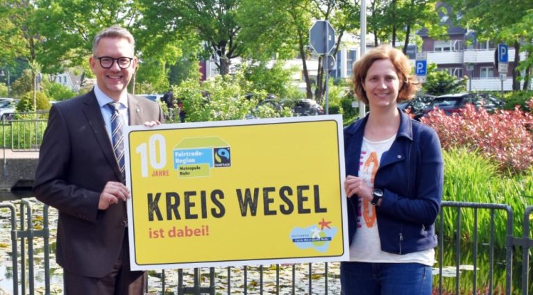 Die Faire Metropole Ruhr feiert zehnjähriges Bestehen – Kreis Wesel ist dabei