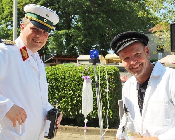 Feldapotheke Tobias Stockhoff und Mike Rexforth Gahlen Schützenfest 2023