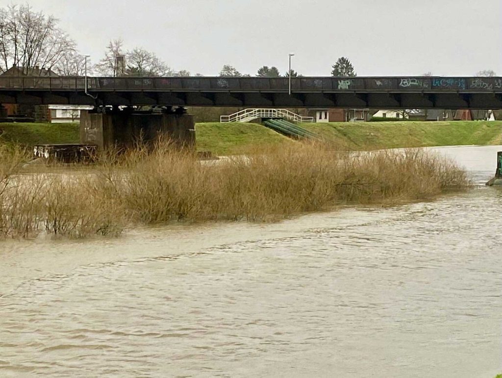 Wasserstand-Lippe-in-Dorsten-Hochwasser-2023