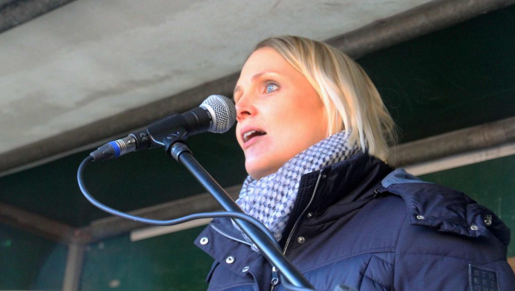 Charlotte Quik CDU gegen Rechts Demo Schermbeck