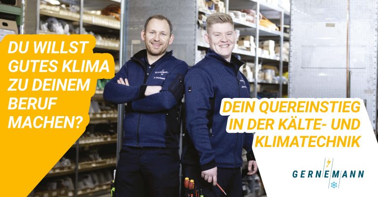 Gernemann GmbH: 7 gute Gründe für Deinen Quereinstieg in der Kälte- und Klimatechnik