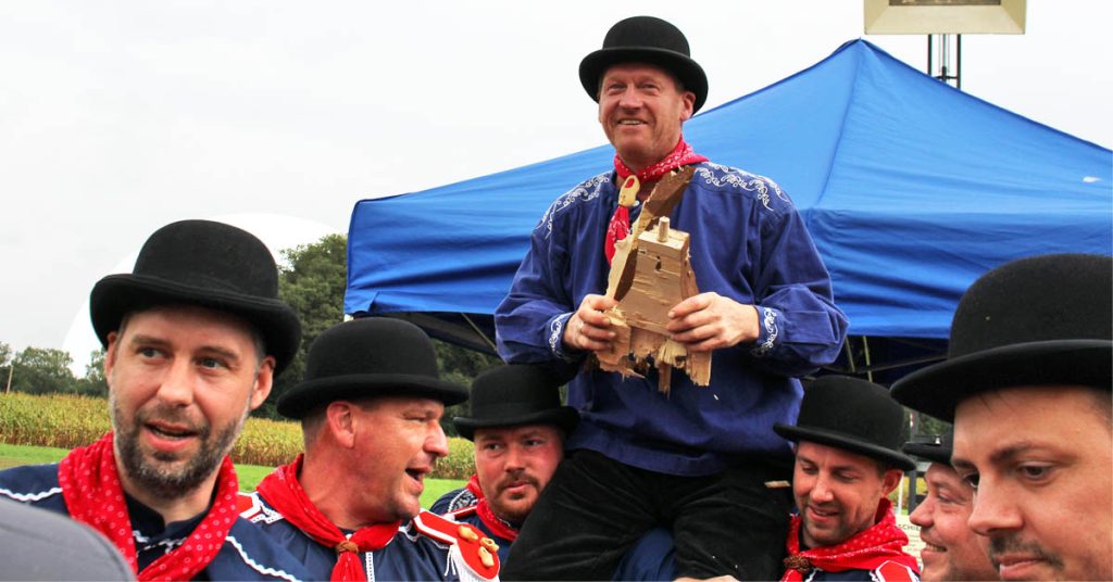 Heiner Große Gehling ist neuer König von Üfte Klumpenschützenfest 2024