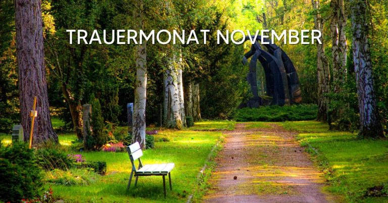 November, Monat der Trauer und Besinnung 