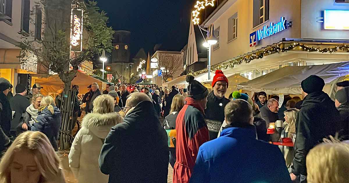 Festliche Stimmung beim Weihnachtsmarkt in Schermbeck