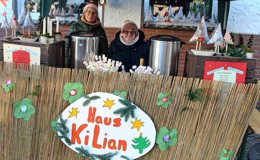 Haus Kilian auf dem Weihnachtsmarkt in Schermbeck