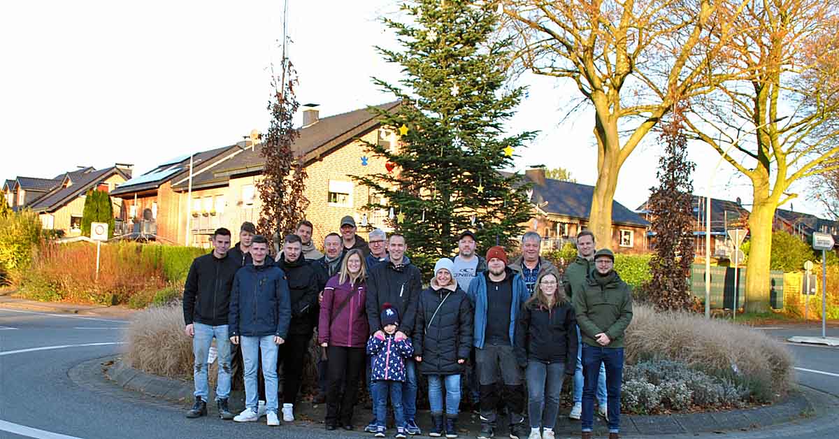 Weihnachtsbaum Aktion Schützen Altschbermbeck