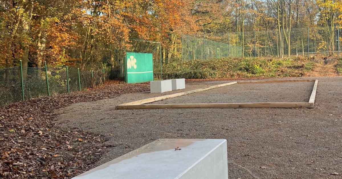 Förderprojekt Boulebahn in Schermbeck