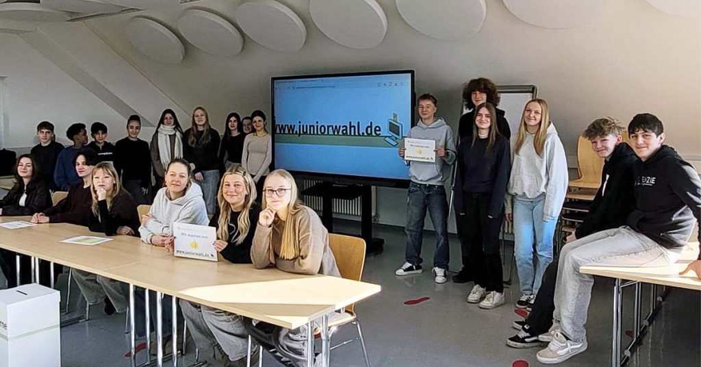 Juniorwahl 2025 Gesamtschule Schermbeck