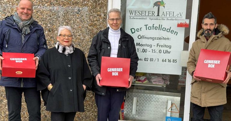 Rotary Club Lippe Issel Spendenaktion für die Tafel in Wesel