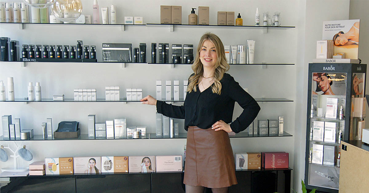 Mit einem neuen Kosmetikstudio bereichert Kathrin Gebler das Geschäftsleben in Schermbeck.
