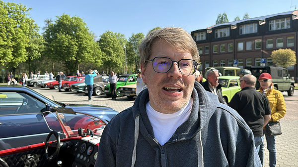 Sven Schley, Vorsitzender der Oldtimerfreunde Schermbeck. Foto: Petra Bosse