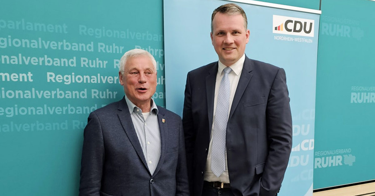CDU nominiert Rainer Gardemann und Tobias Stockhoff aus Dorsten für das Ruhrparlament
