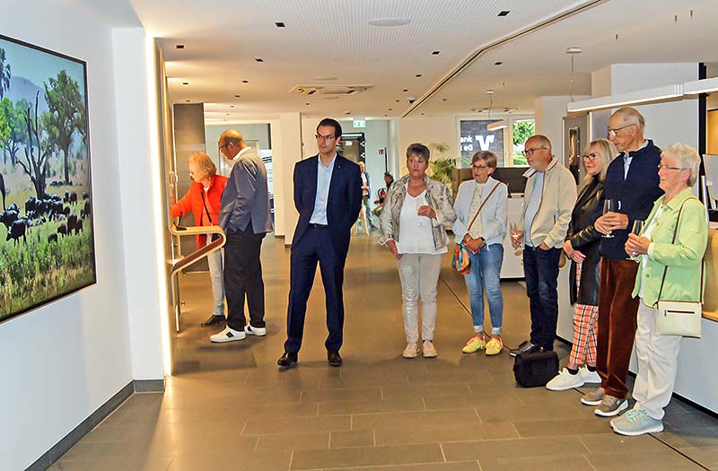Fotoausstellung von Tania Wolthaus im Foyer der Volksbank Schermbeck 2025