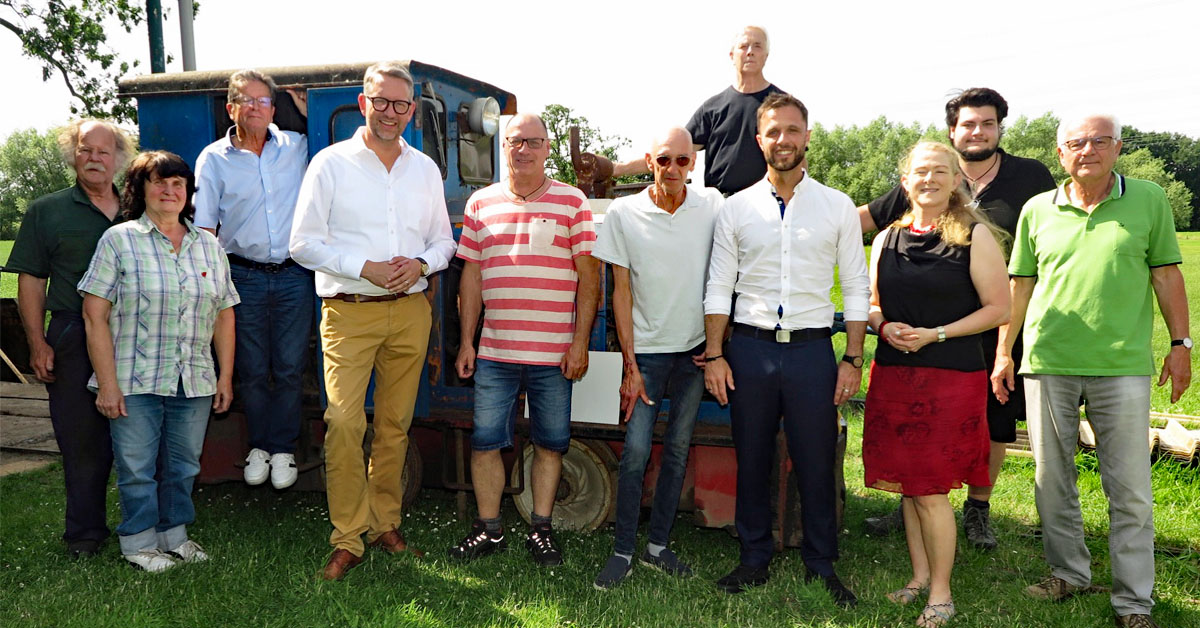 Feldbahnfreunde Gahlen erhalten Förderung vom Kreis Wesel