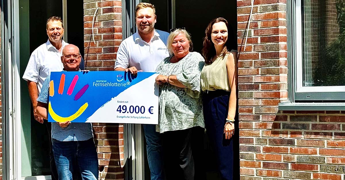 Lühlerheim Schermbeck erhält Förderung der Fernsehlotterie