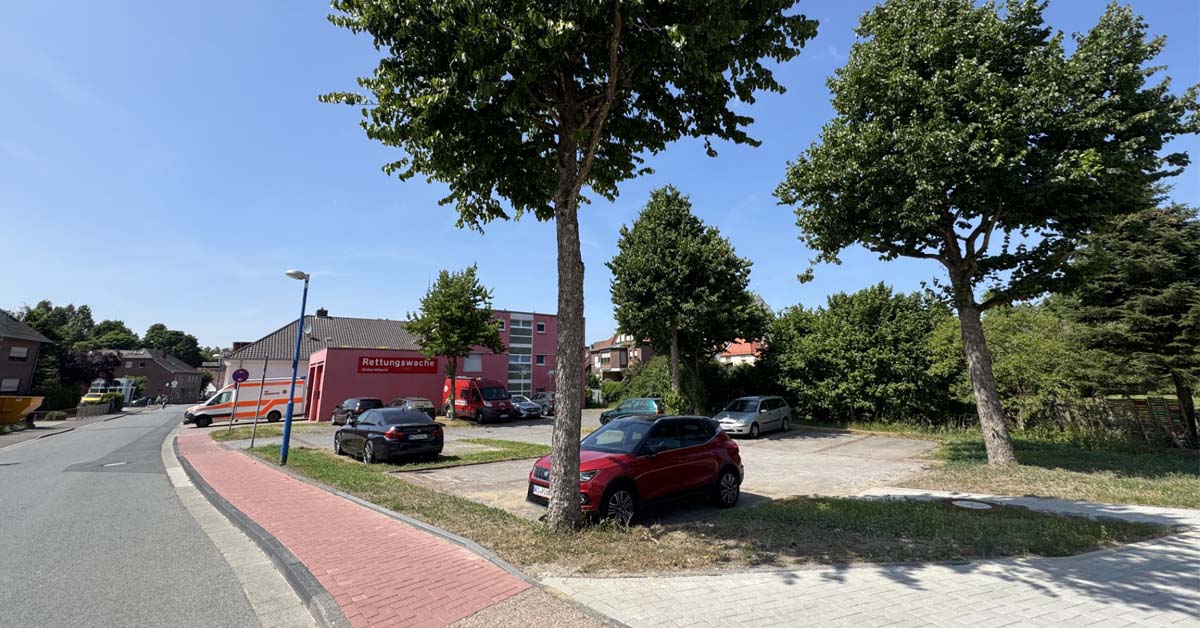 Parkplatz Schienebergstege in Schermbeck