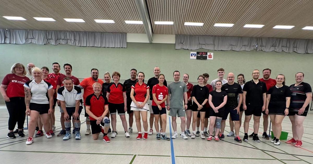 25. Mixedturnier des SV Schermbeck-Badmintonturnier