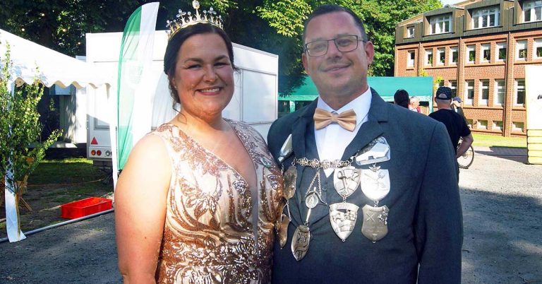 Amtierendes Königspaar Philipp Nuyken und Laura Hahs Kiliangilde Schermbeck