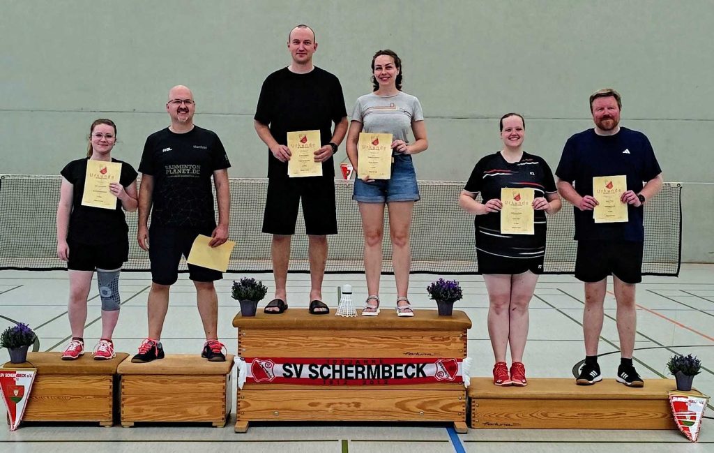 B-Feld Badmintonturnier