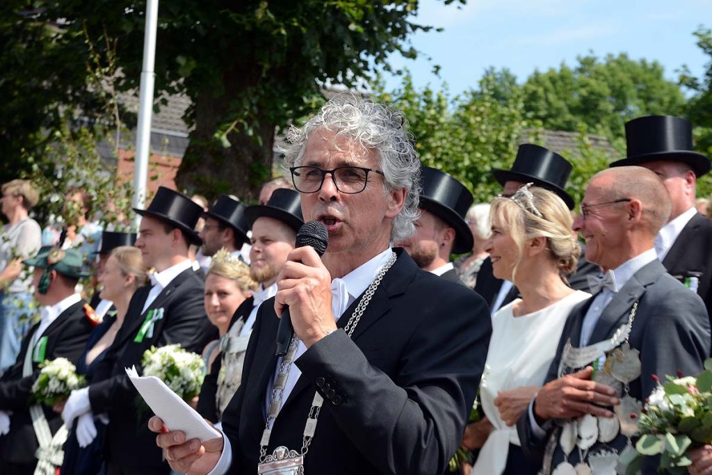 Präsident der Altschermbecker Schützengilde Gregor Zens