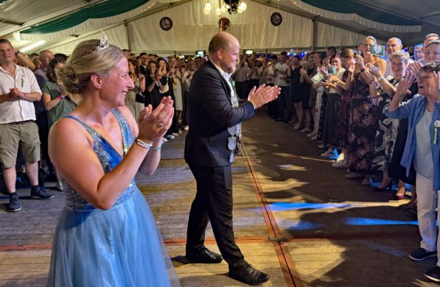 K&ouml;nigsball Florian We&szlig;el und Kathrin Felisiak 2025 Altschermbeck
