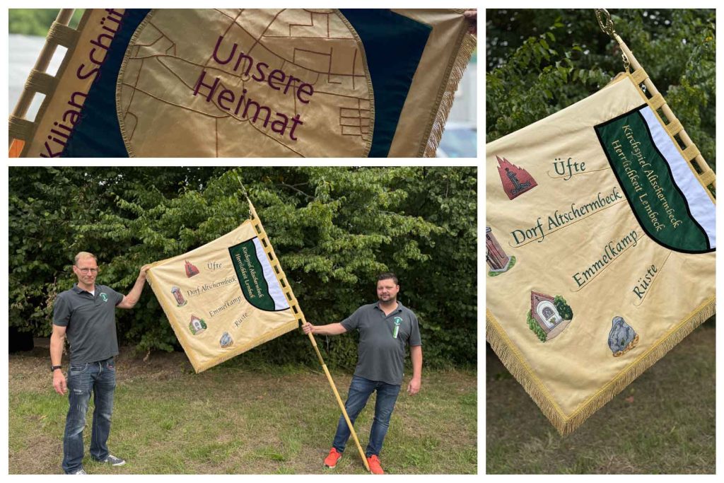 Neue 4. Fahne der Kiliangilde Altschermbeck