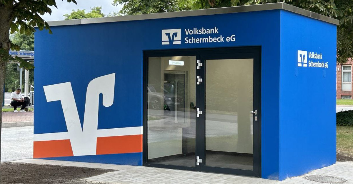 Neue SB-Filiale der Volksbank Schermbeck