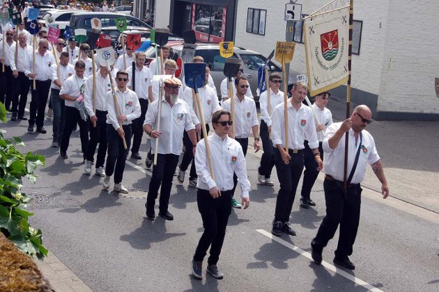 Parade der Kiliangilde Schermbeck am Sonntag 2025
