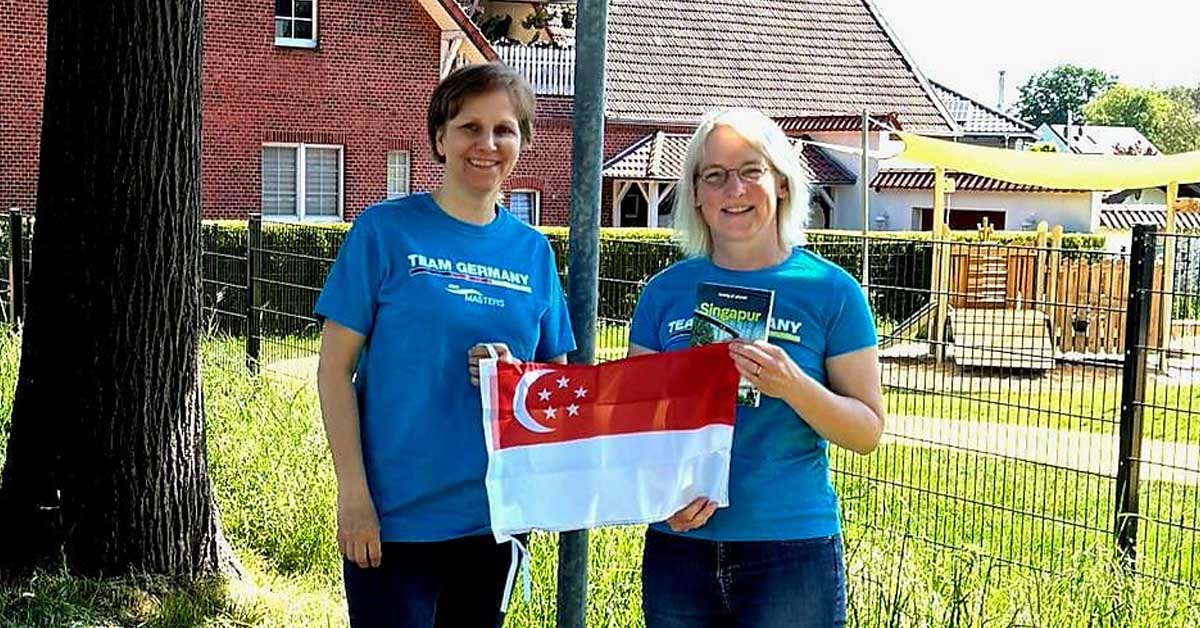 Startklar für Singapur Mönig und Humm schwimmen zur Weltmeisterschaft