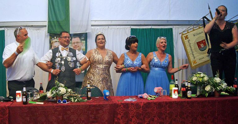 Thronball Kilianschützenfest Schermbeck am Mühlenteich