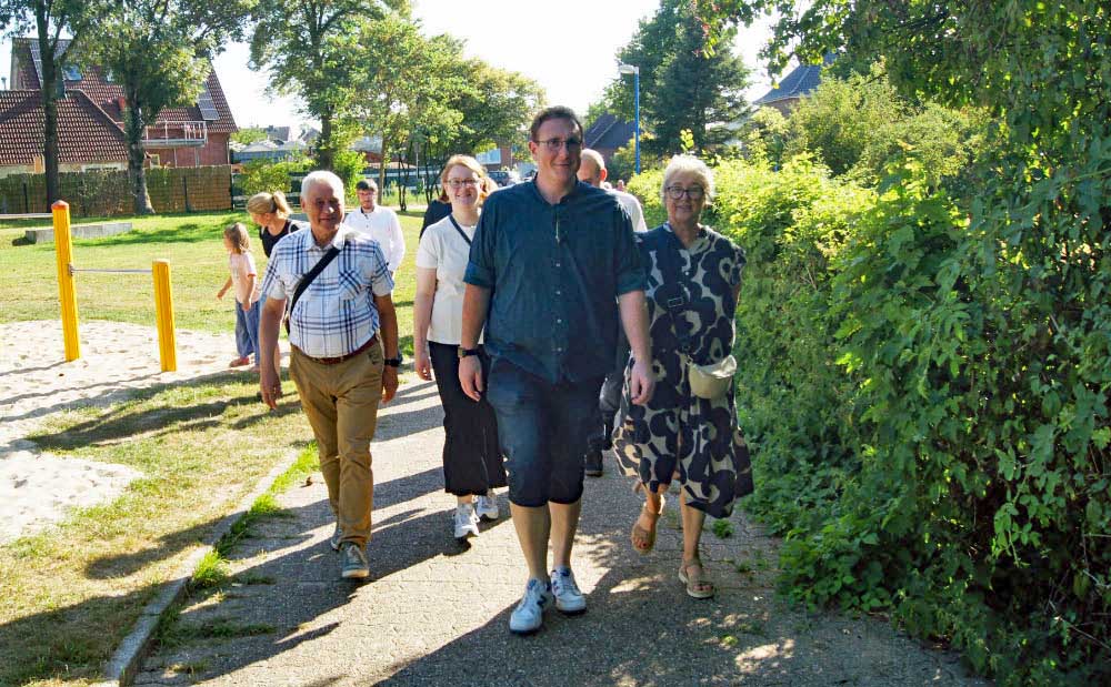 50 Jahre Schermbeck Kreis Wesel-Rundgang mit Landrat Ingo Brohl