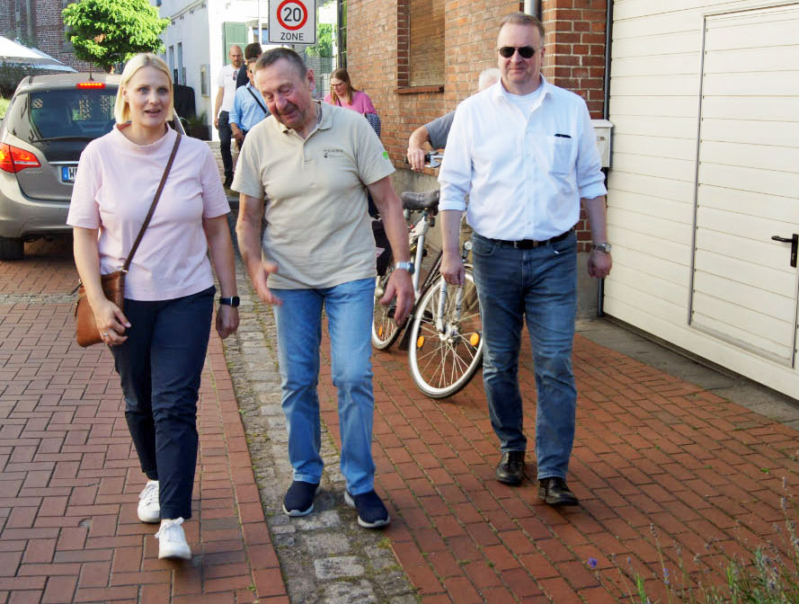 50 Jahre Schermbeck Kreis Wesel-Rundgang mit Landrat Ingo Brohl