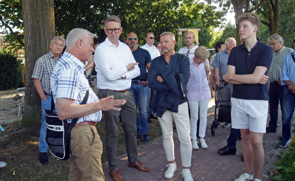 50 Jahre Schermbeck Kreis Wesel-Rundgang mit Landrat Ingo Brohl 