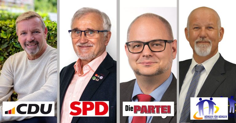 Vier Bürgermeisterkandidaten kandidieren für das Amt in Schermbeck 2025