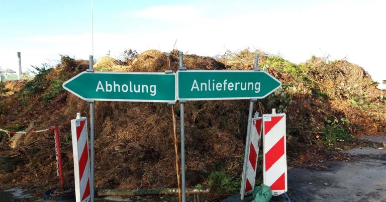 Gartenabfälle gehören nicht in den Wald