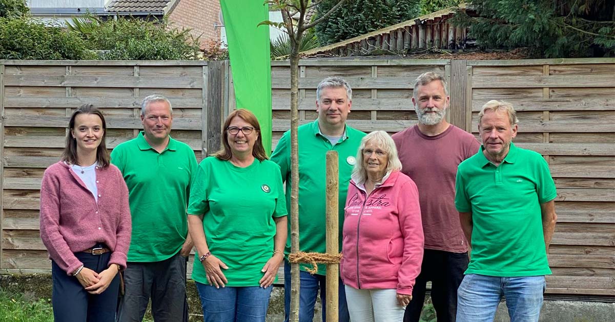 Die Grünen - Schermbeck zur Baumpflanz-Challenge