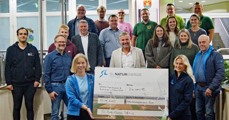 Die SL NaturEnergie Stiftung unterstützt mit 24.000 Euro gemeinnützige Ideen in Schermbeck