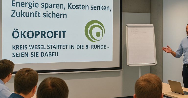 Energie sparen, Kosten senken-Ökoprofit Kreis Wesel