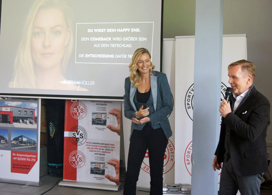 Powerfrau Miriam Höller begeistert den SV Schermbeck 2020
